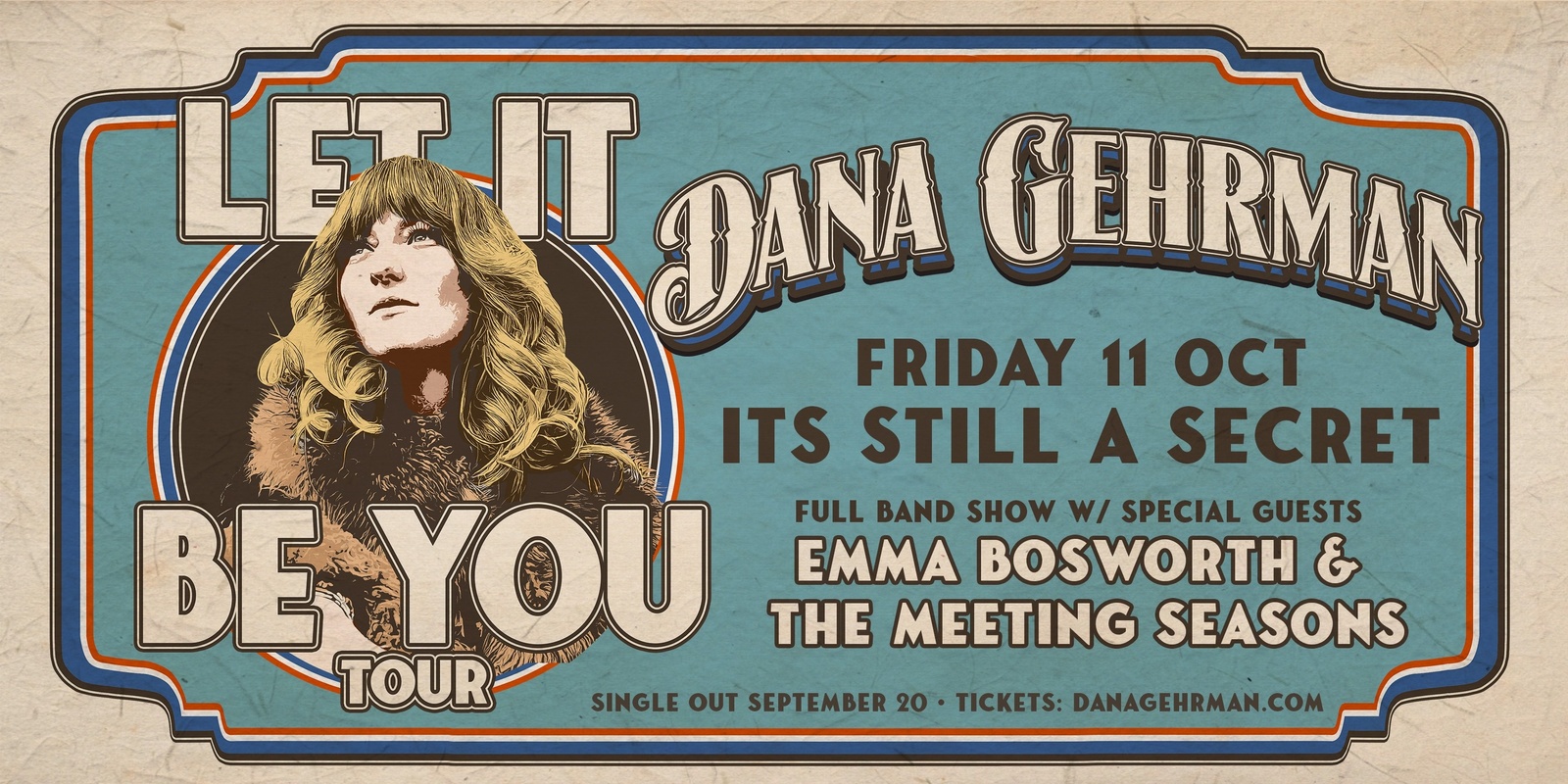 Banner image for Dana Gehrman 'Let It Be You' Tour