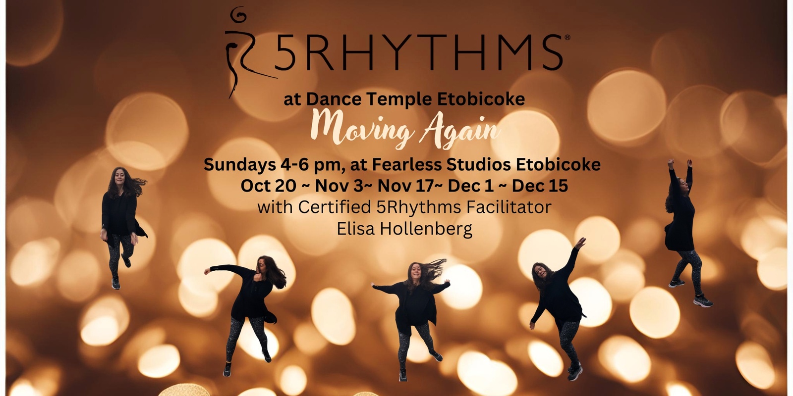 Banner image for Moving Again - 5Rhythms Movement with Elisa Hollenberg