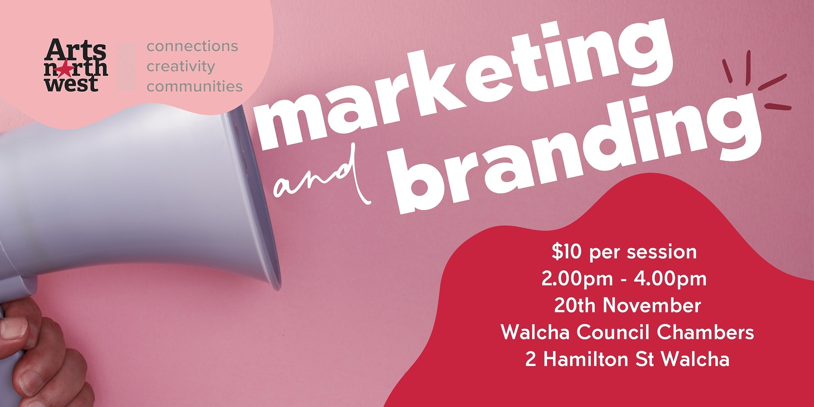 Banner image for Professional and Creative Development workshops: Marketing & Branding - Walcha