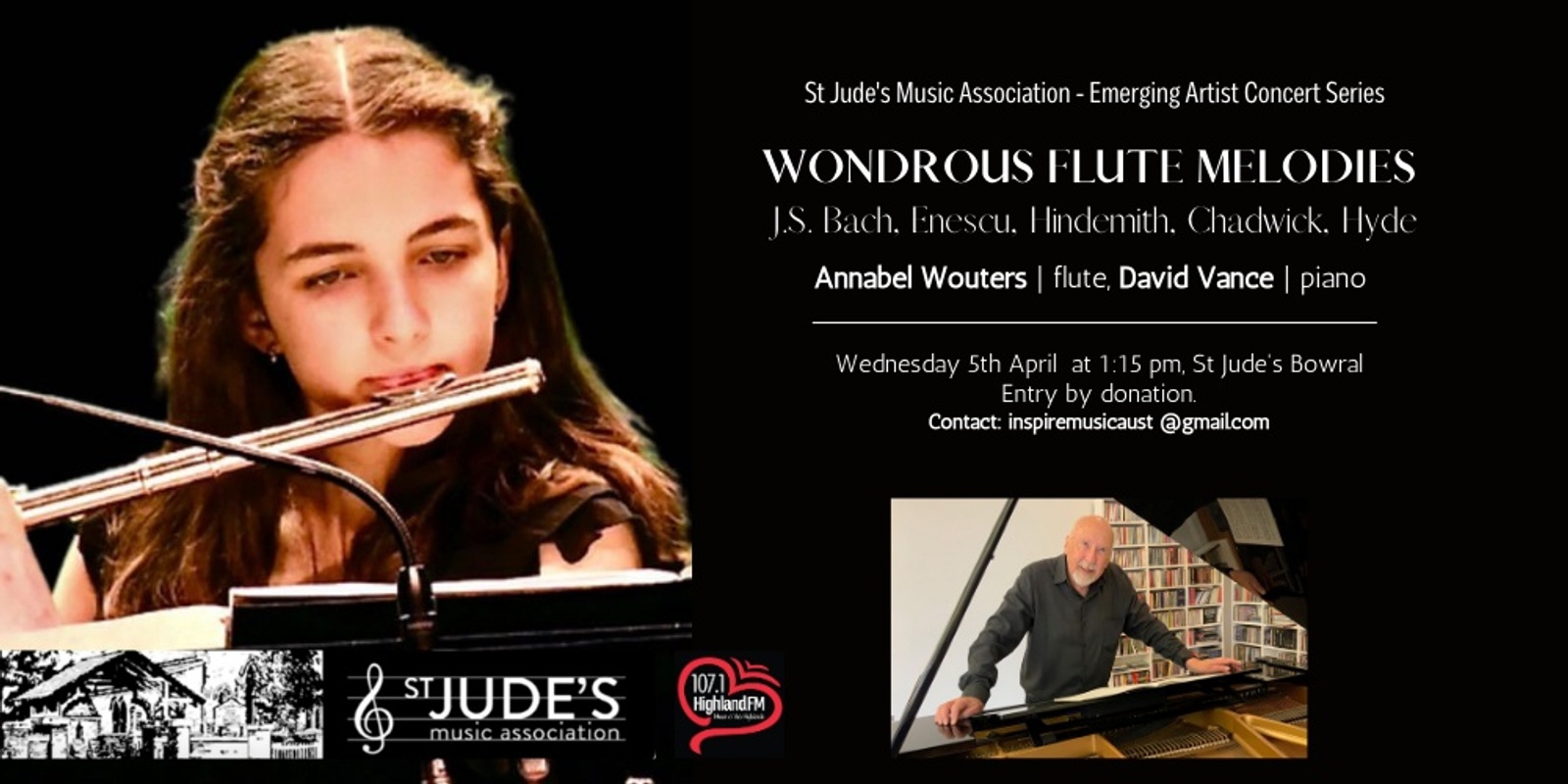 Banner image for St Jude's Wondrous Flute Melodies   