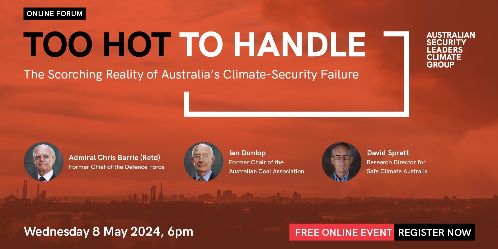 Banner image for Too Hot To Handle: The Scorching Reality of Australia’s Climate-Security Failure