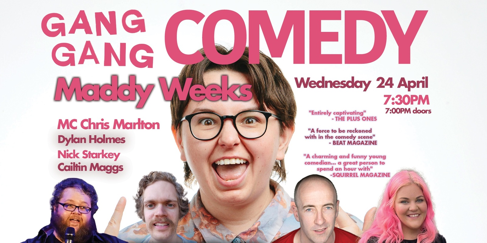 Banner image for Gang Gang Comedy - Maddy Weeks 