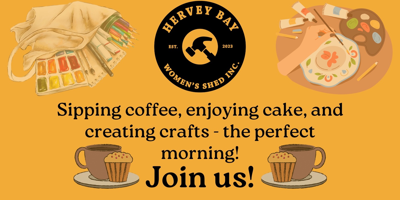 Banner image for Coffee, Cake & Crafts Morning Tea