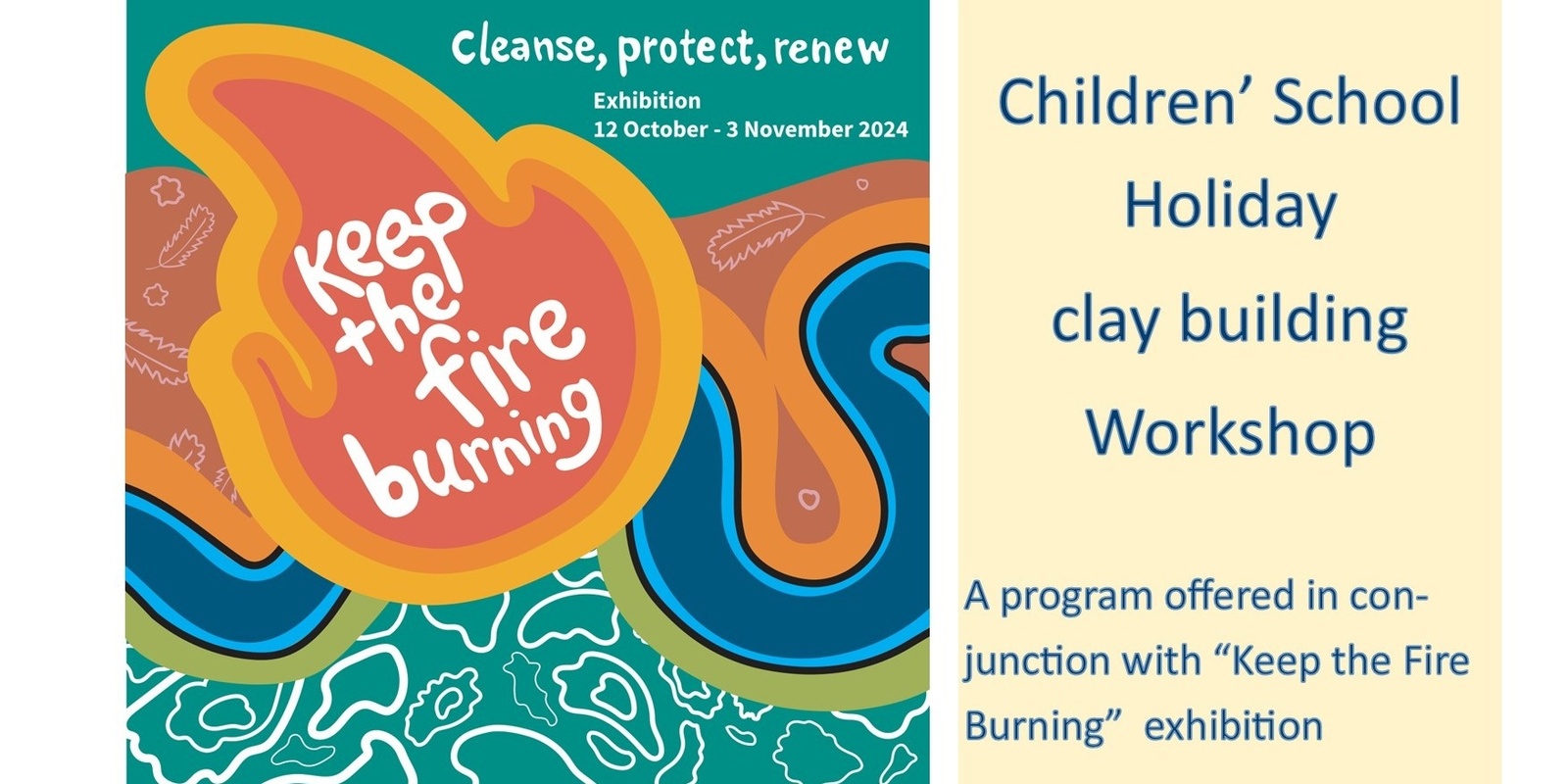 Banner image for Childrens School Holiday Clay Building workshop with Gamilaroi artist Dr Emma Hicks