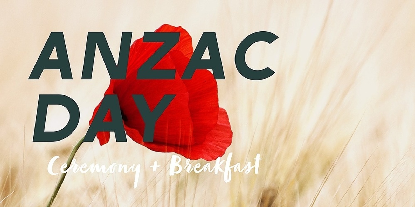 Banner image for ANZAC Day Breakfast + Ceremony