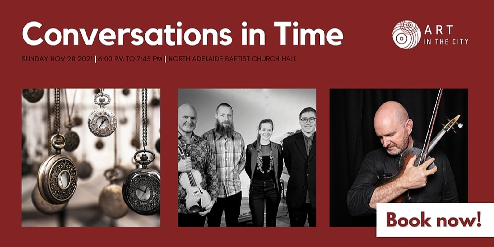 Banner image for Art in the City | 'Conversations in Time'
