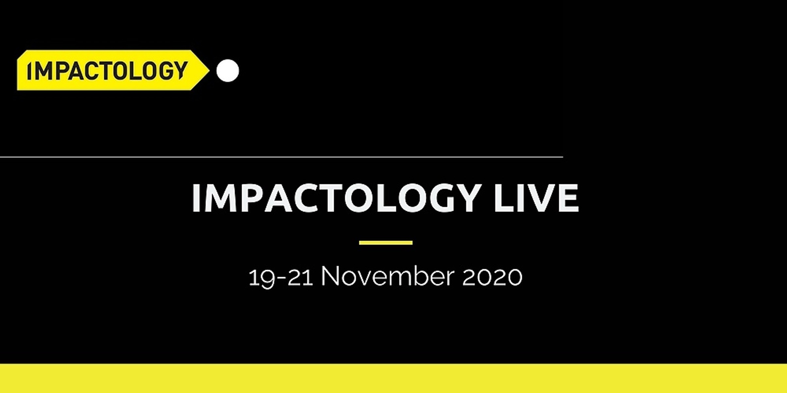 Banner image for Impactology Live 2020