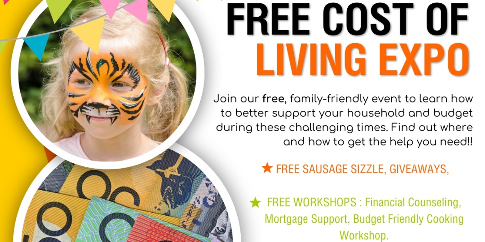 Banner image for Cost Of Living Expo - Hosted by Albany & Regional Volunteer Services. 