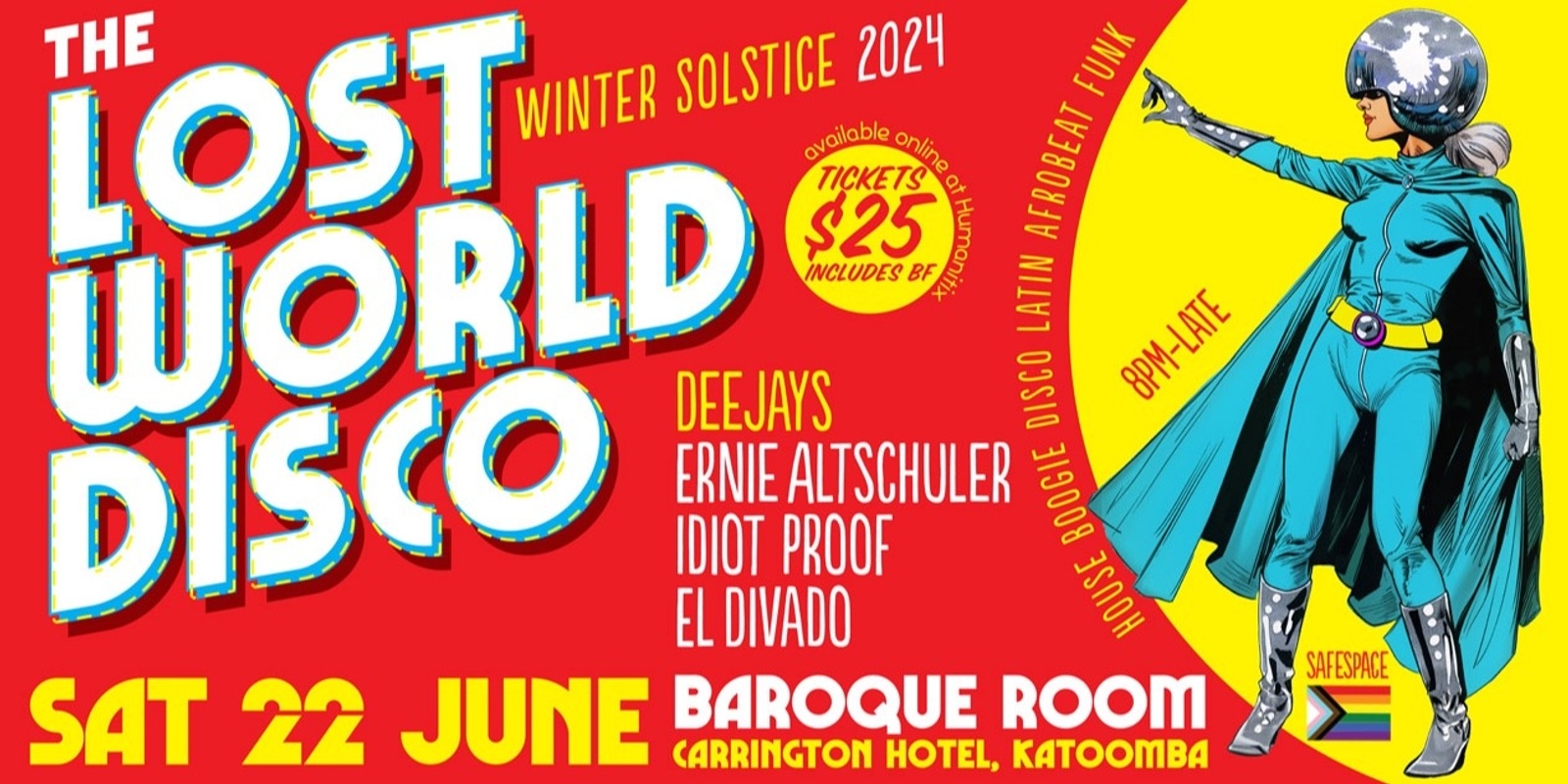 Banner image for THE LOST WORLD'S WINTER SOLSTICE DISCO