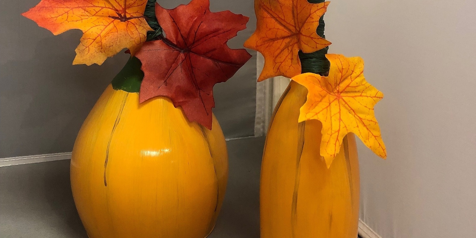 Banner image for Sip View and Paint - Pumpkin Candle Holders