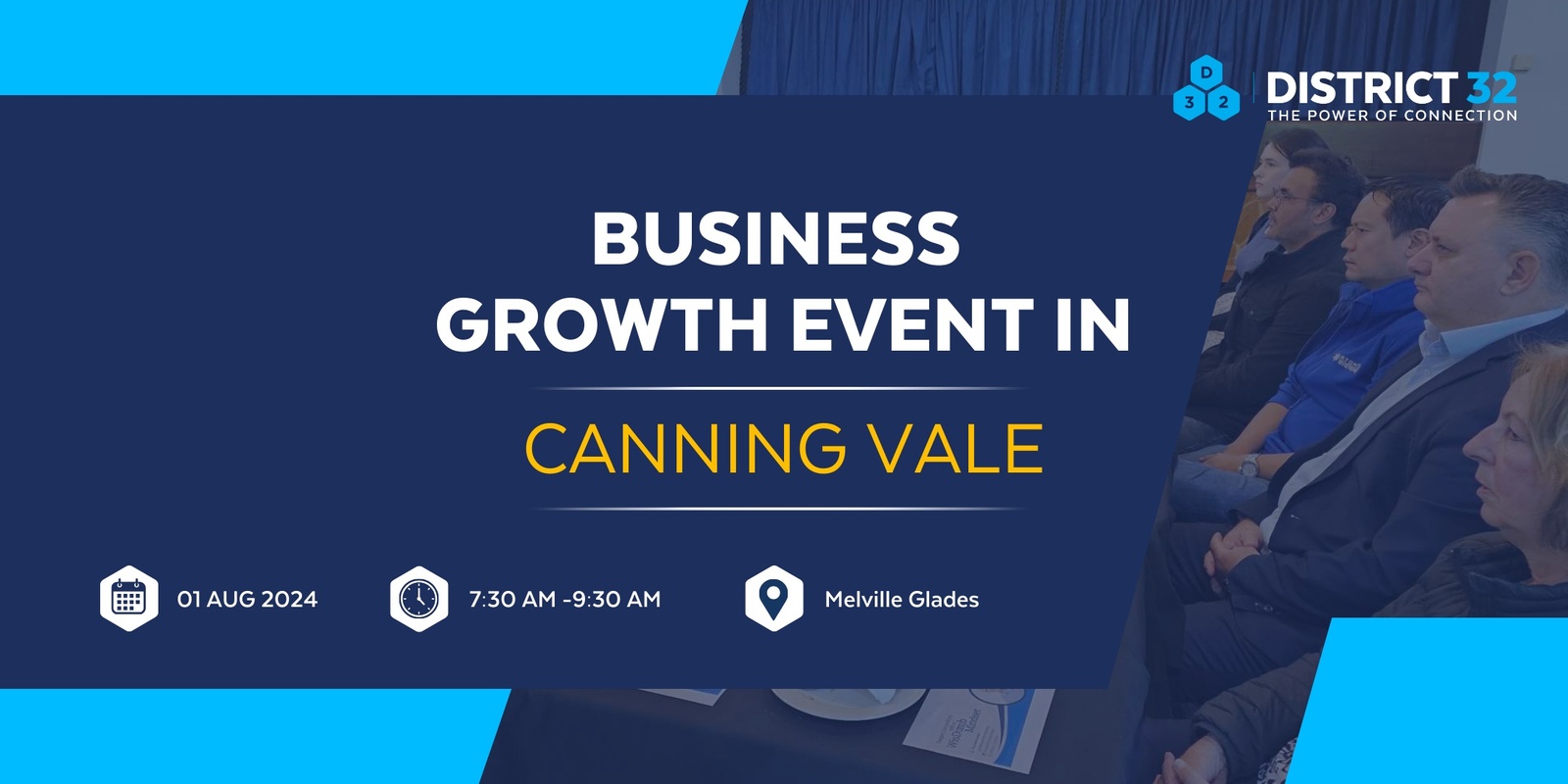 Banner image for District32 Business Networking Perth – Canning Vale - Thu 01 Aug