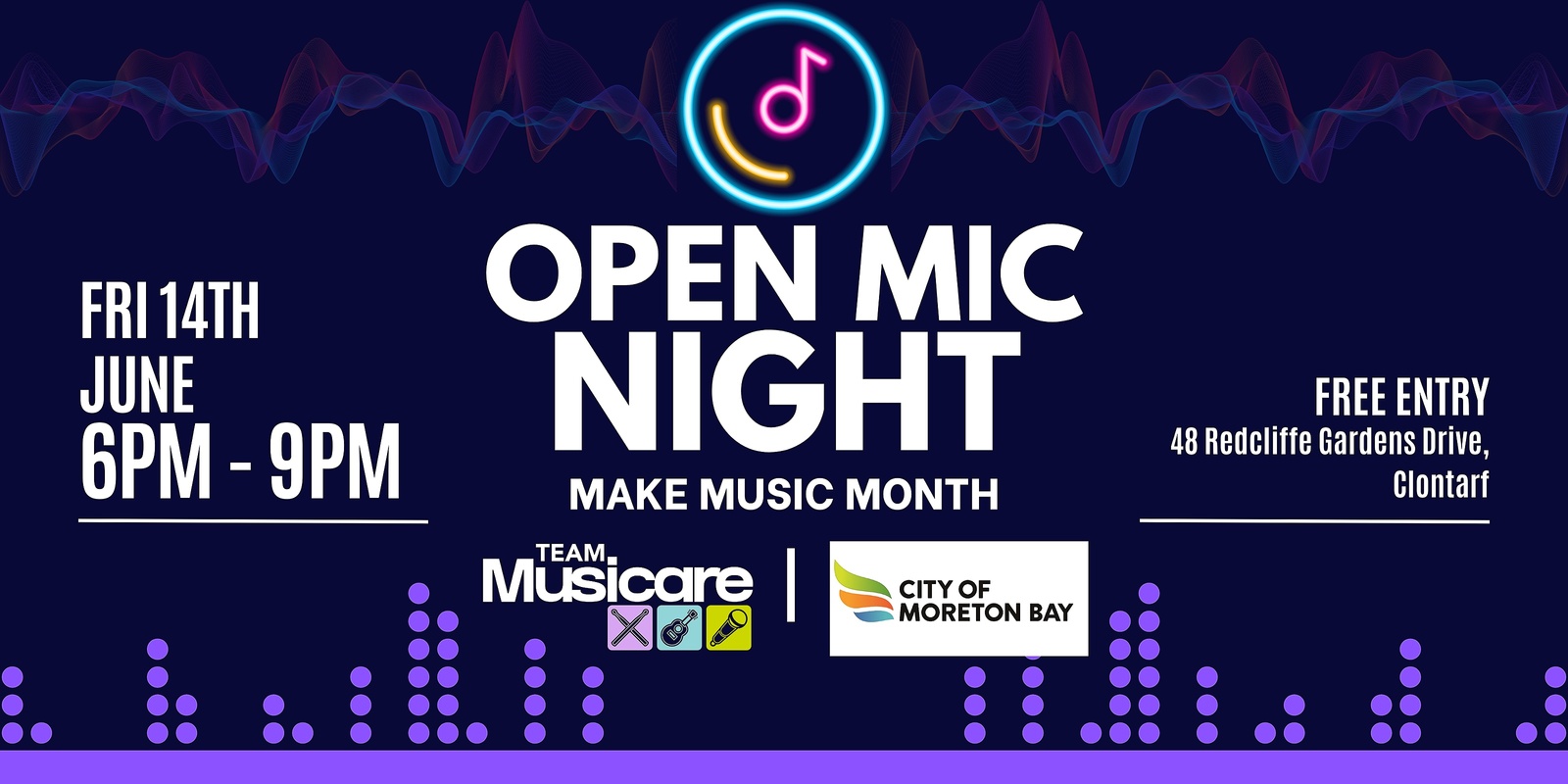 Banner image for All Abilities Open Mic @ Team Musicare HQ