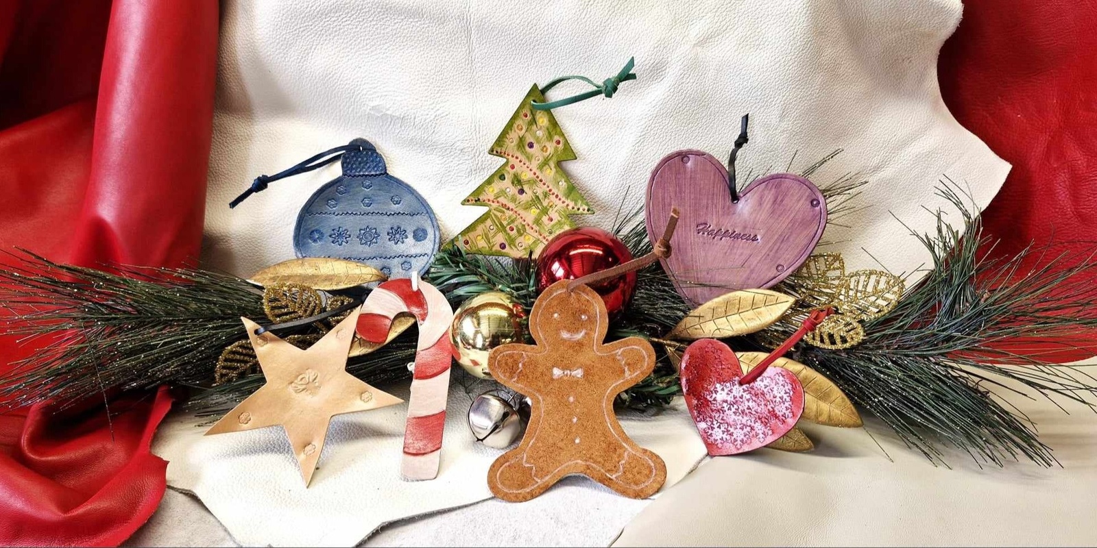 Banner image for Leather Christmas Tree Decorations Craft Day - General Public Group