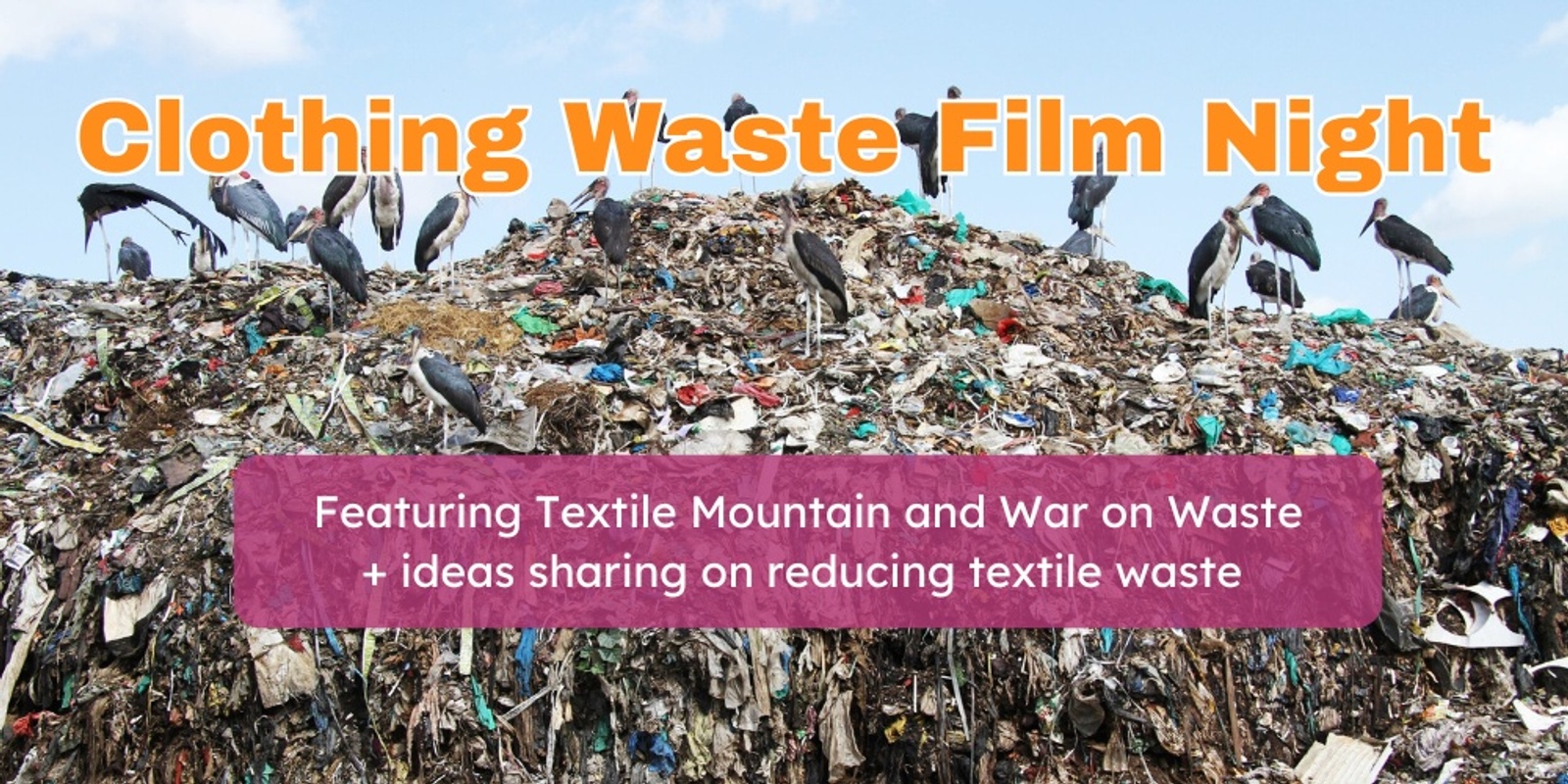 Banner image for Clothing Waste Film Night 