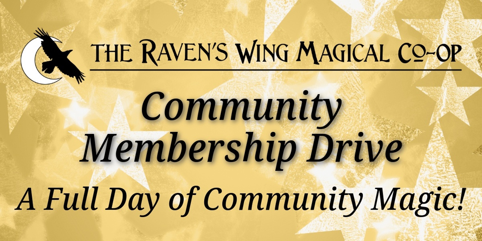 Banner image for The Raven's Wing Community Membership Drive