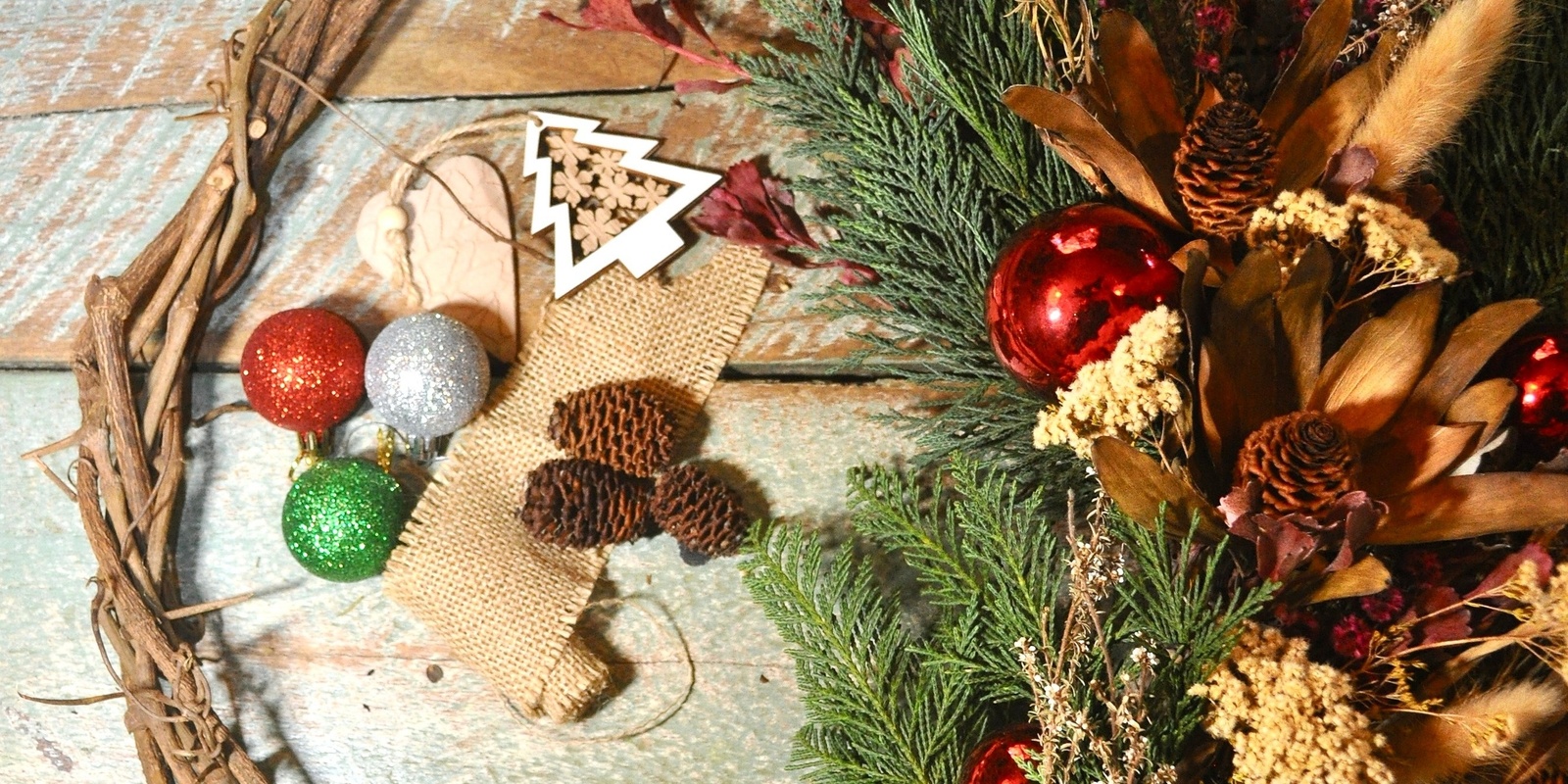 Banner image for Christmas Wreath Workshop with Cindy Wood