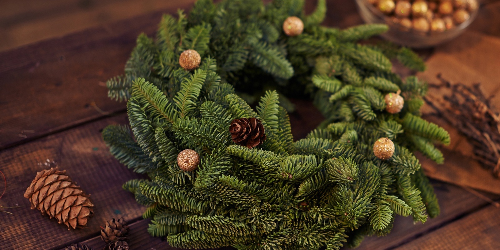 Banner image for Make a Mini Wreath at Western Cider - Saturday Class