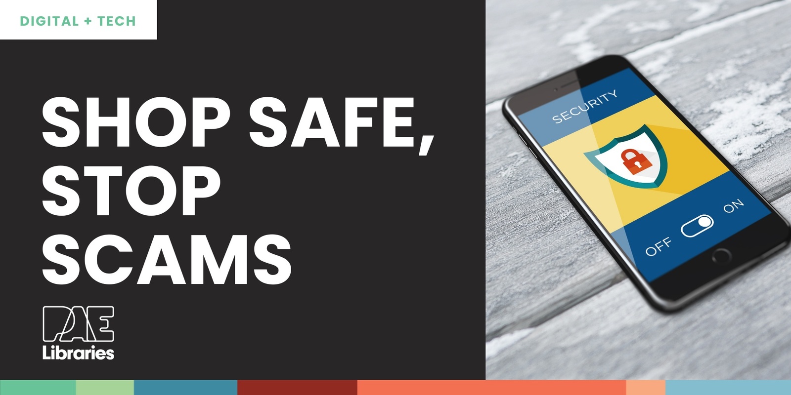 Banner image for Shop Safe, Stop Scams - Get Techy