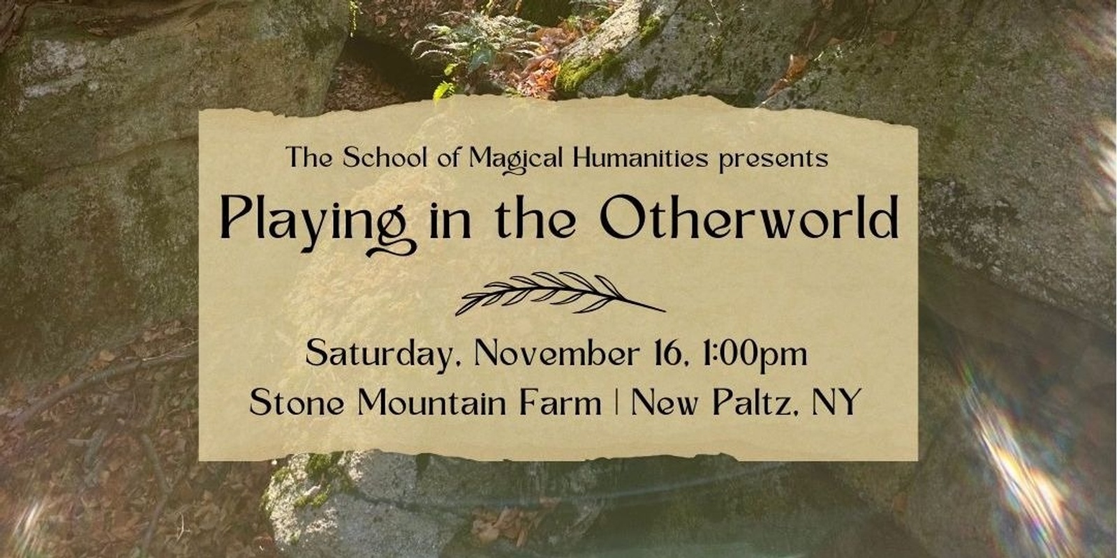 Banner image for Playing in the Otherworld