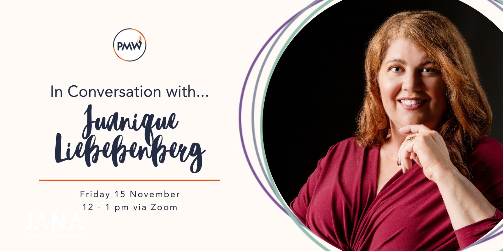 Banner image for In Conversations with... Juanique Liebenberg