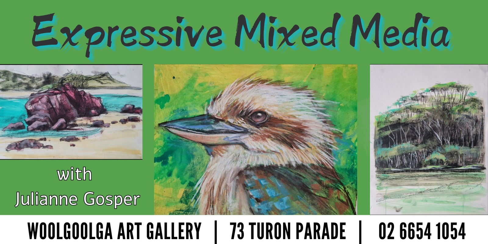 Banner image for Expressive Mixed Media with Julianne Gosper (6 weeks) 25T1