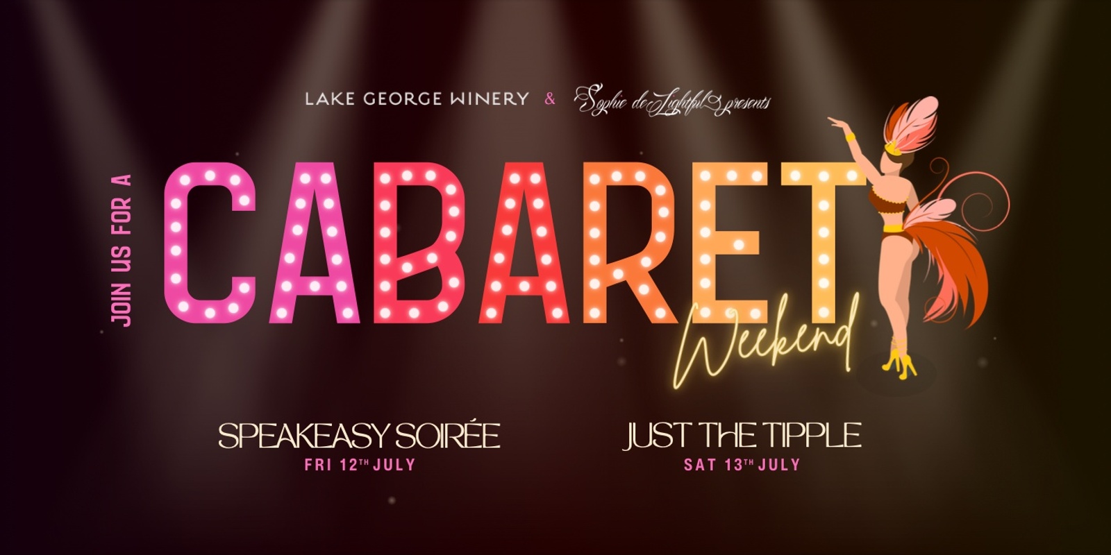 Banner image for Cabaret Weekend @ Lake George Winery