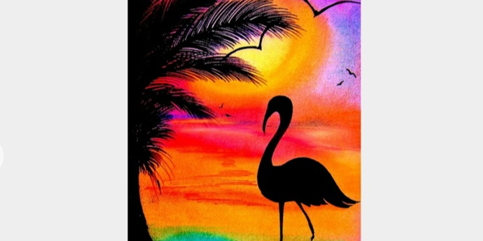 Banner image for Back by Popular Demand Kids Painting Class Flamingo