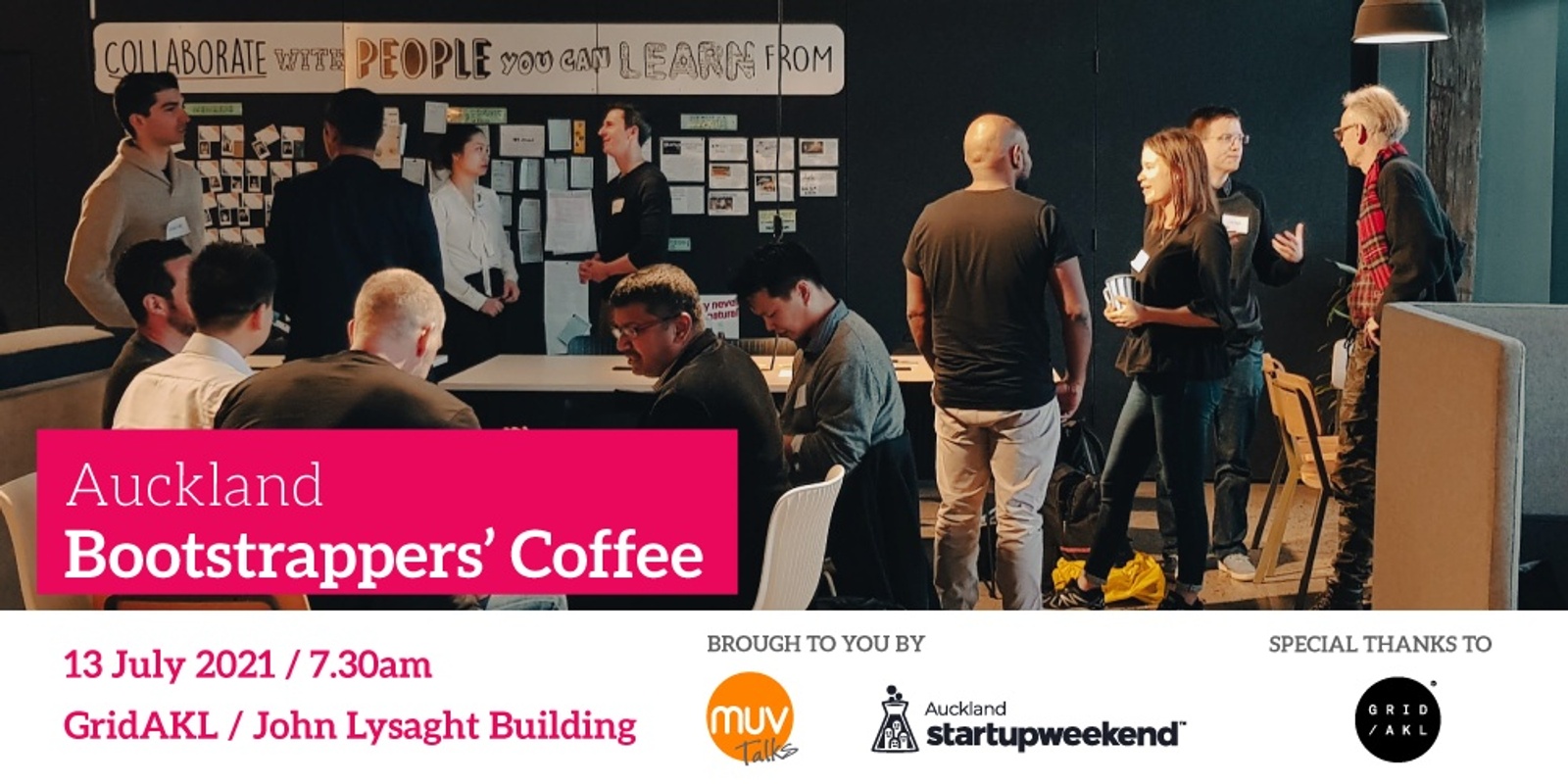 Banner image for Bootstrappers' Coffee AKL - July 2021