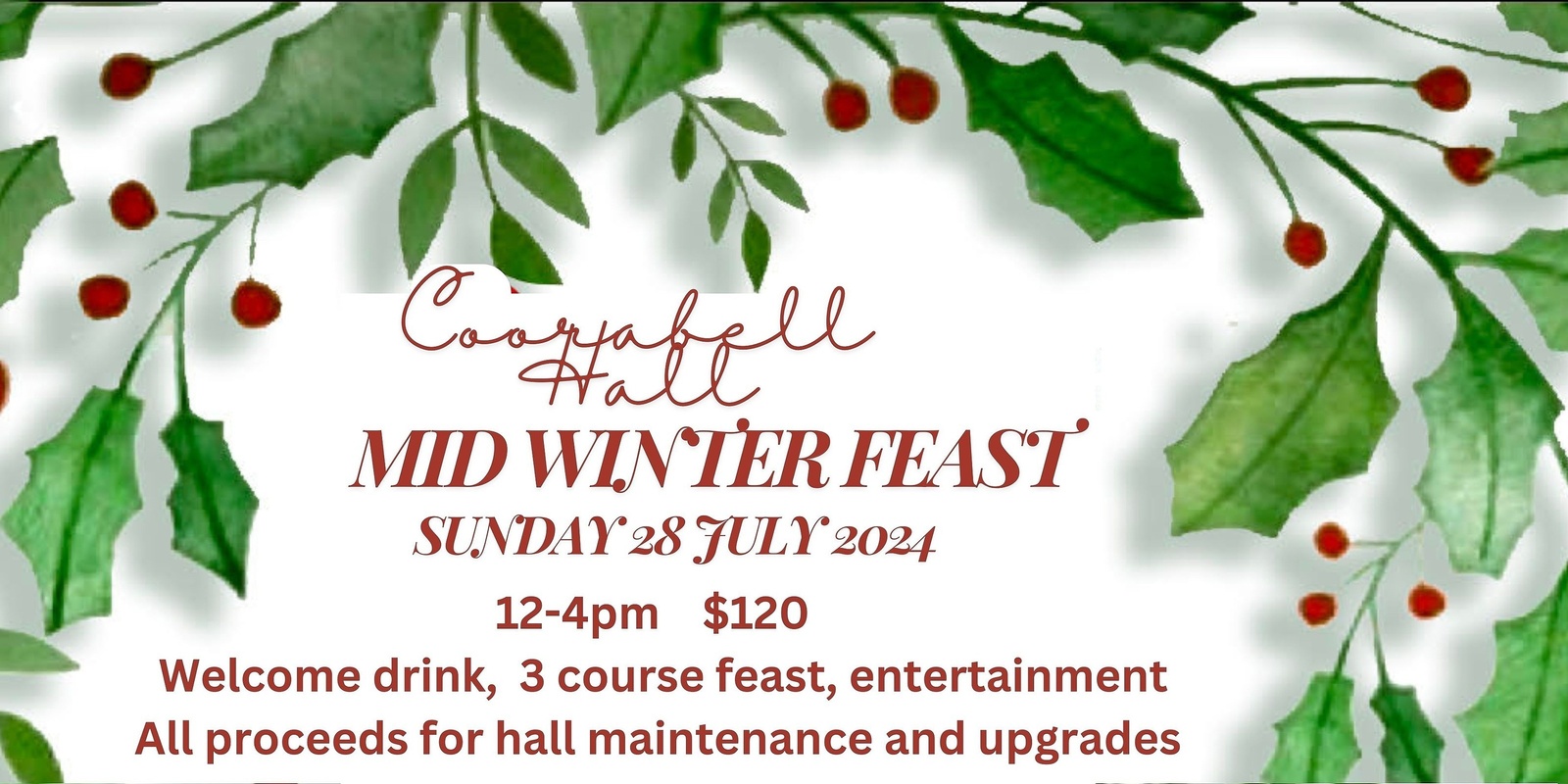 Banner image for Coorabell Hall Mid Winter Feast 