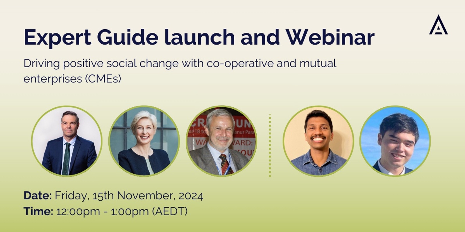 Banner image for Expert Guide Launch: Driving positive social change with co-operatives and mutual enterprises (CMEs)