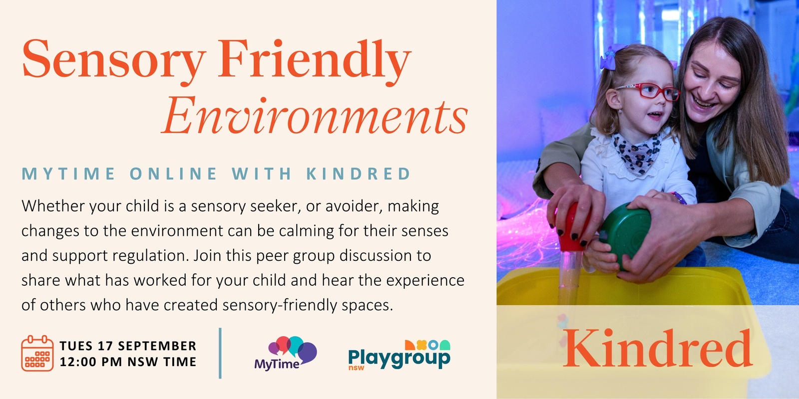 Banner image for Sensory Friendly Environments: MyTime Online 