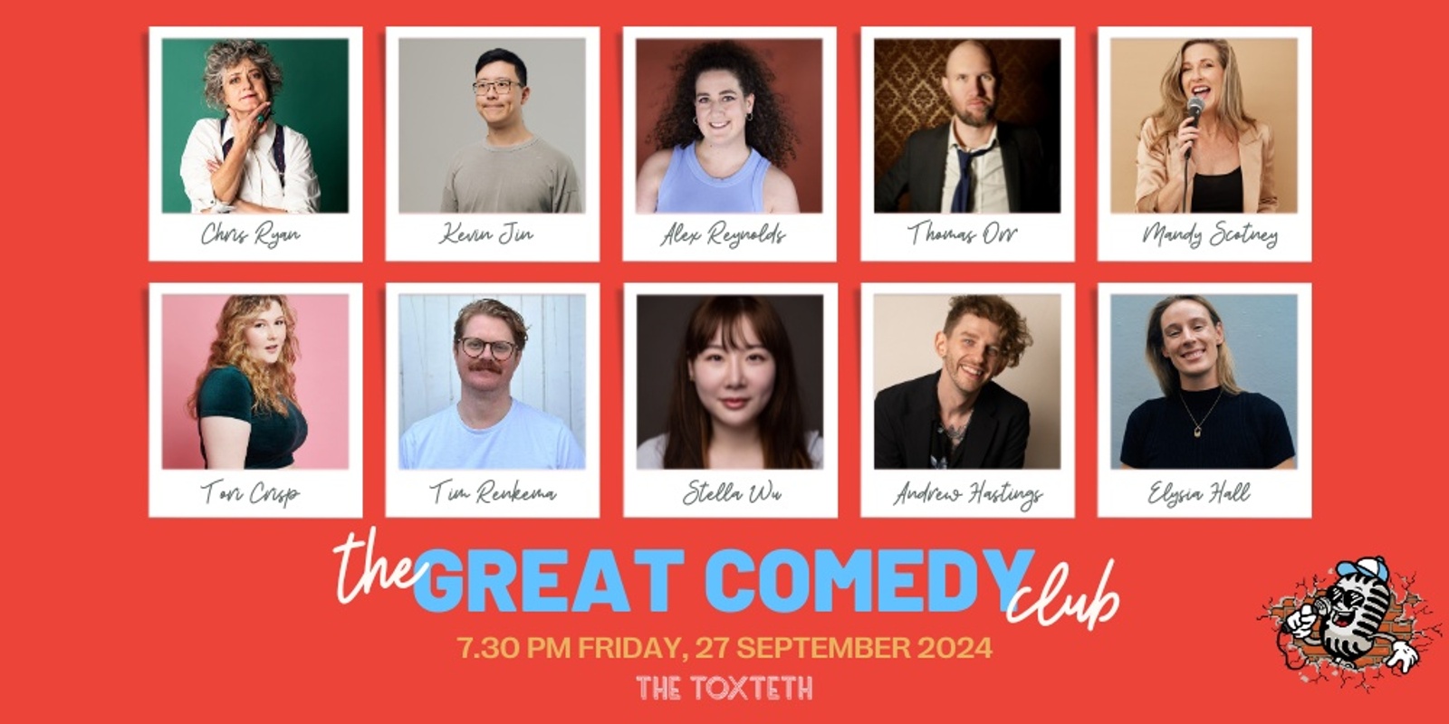 Banner image for The Great Comedy Club 27 Sep