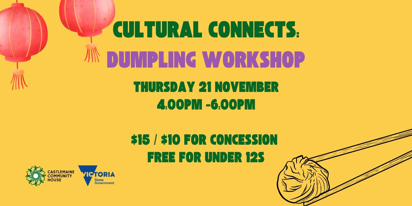 Banner image for Cultural Connects: Chinese Dumplings Workshop