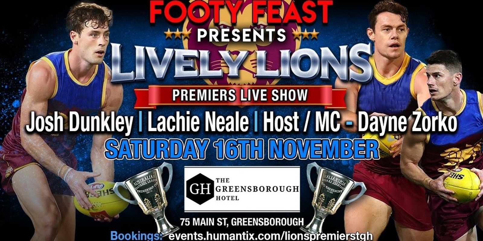 Banner image for Lively Lions Premiers "Live Show"