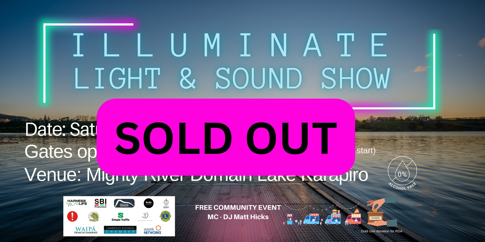 Banner image for Illuminate - Light and Sound Show - Brought to you by the Cambridge Chamber of Commerce