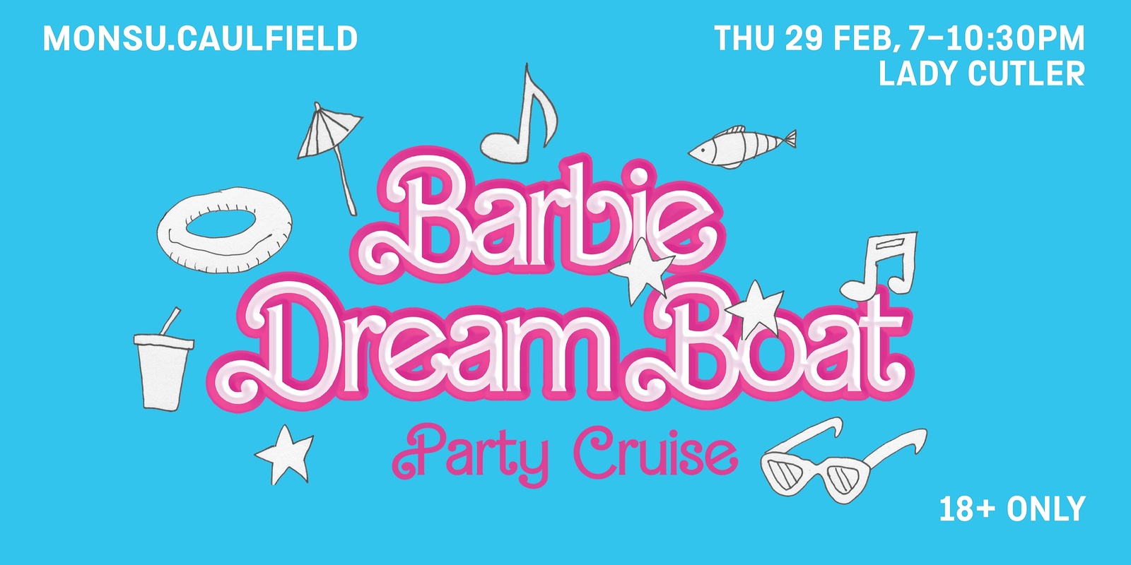 Banner image for Barbie Dream Boat - Party Cruise