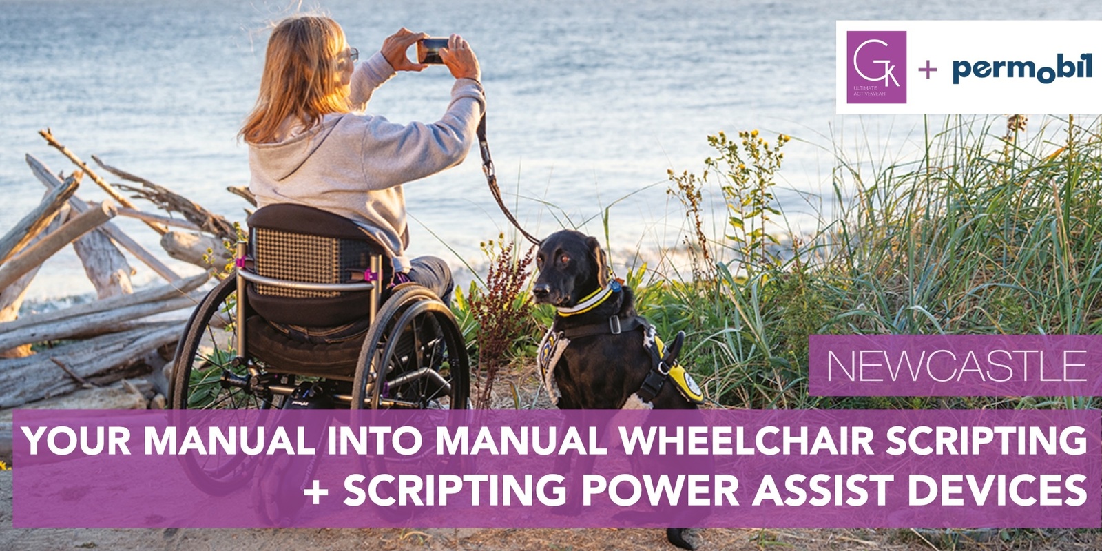 Banner image for Your Manual into Manual Wheelchair Scripting + Scripting Power Assist Devices: Gain Independence with some Power Assistance (Newcastle)