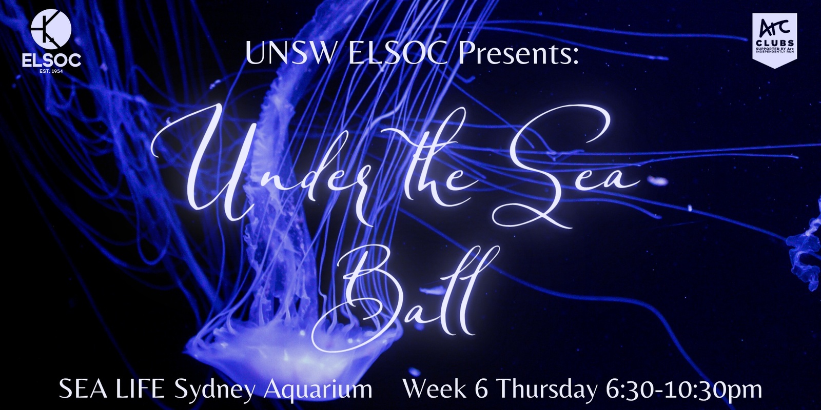 Banner image for UNSW ELSOC & TWEET: Under the Sea Ball
