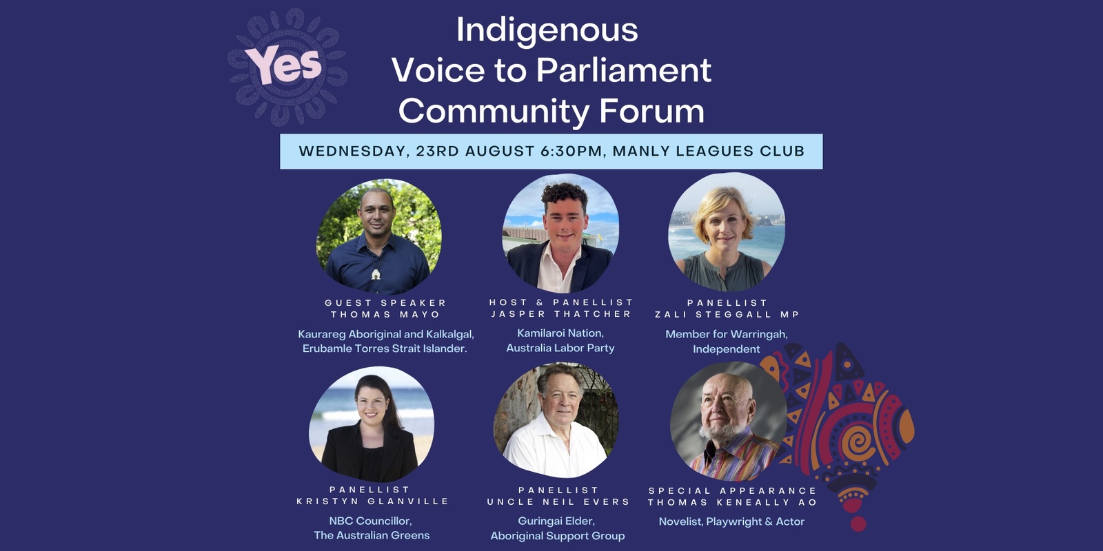 Banner image for Indigenous Voice to Parliament Community Forum