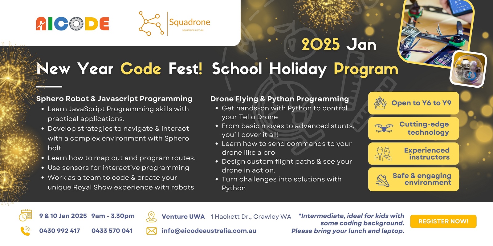 Banner image for New Year Robotics Fest! - 2025 Jan 2-Day School Holiday Program (Intermediate)!