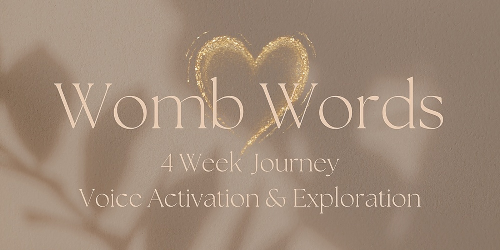 Banner image for Womb Words