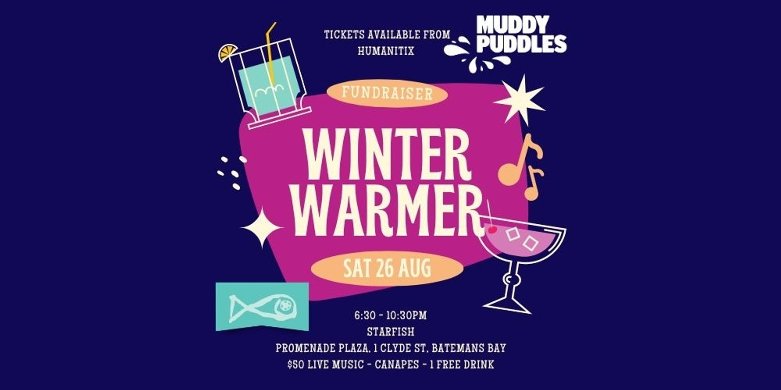 Banner image for Winter Warmer - fundraiser for Muddy Puddles