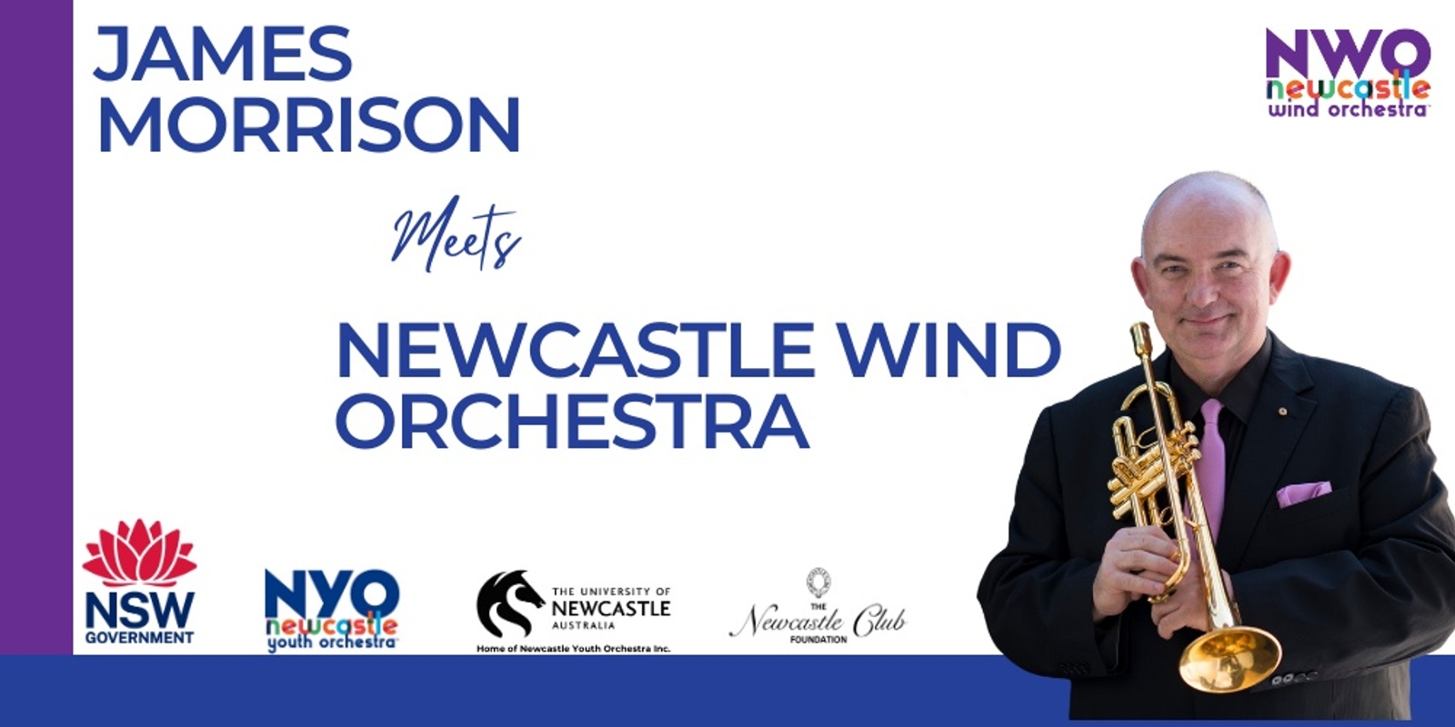 Banner image for James Morrison meets Newcastle Wind Orchestra
