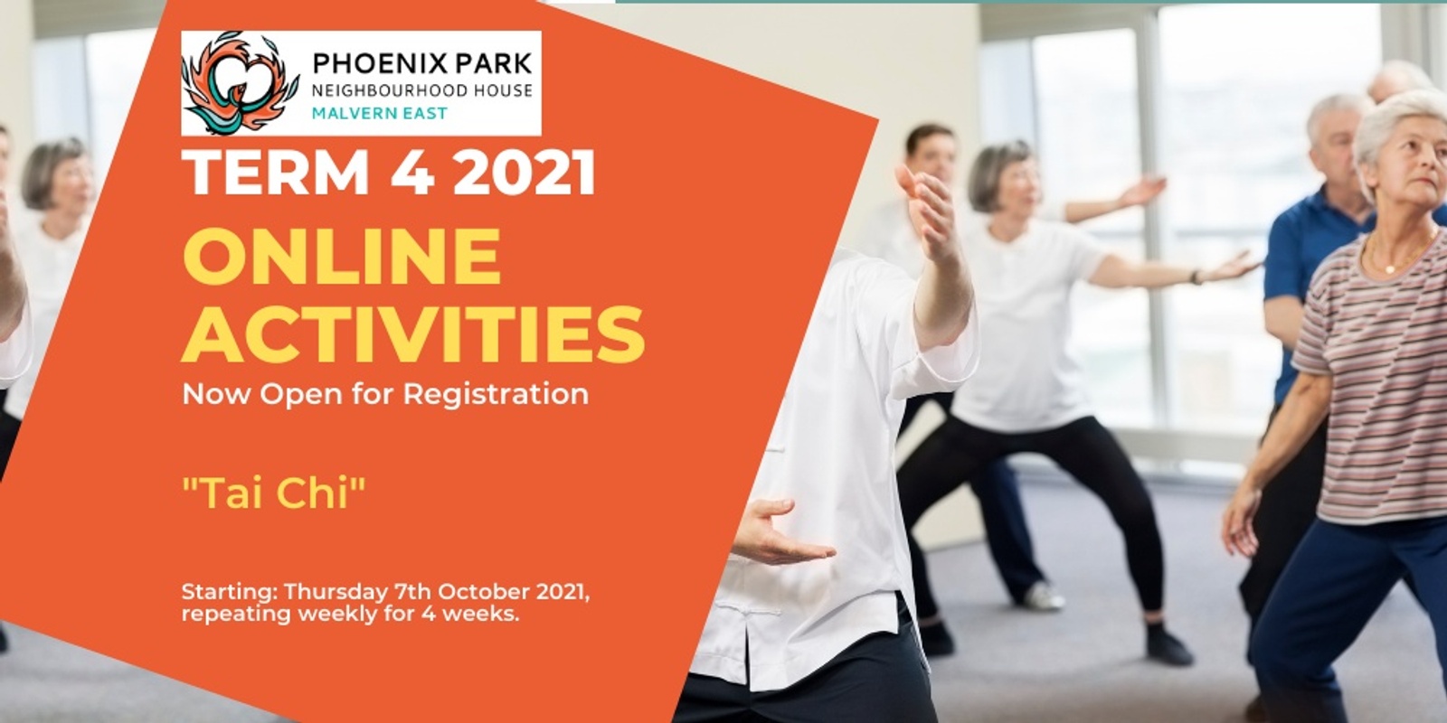 Banner image for Phoenix Park NH Term 4 2021 - Tai Chi