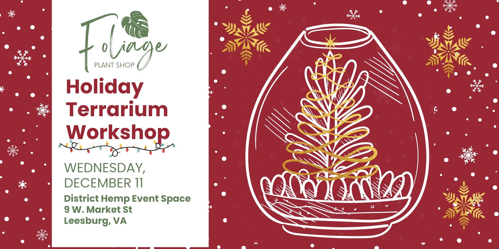 Banner image for Holiday Terrarium Workshop