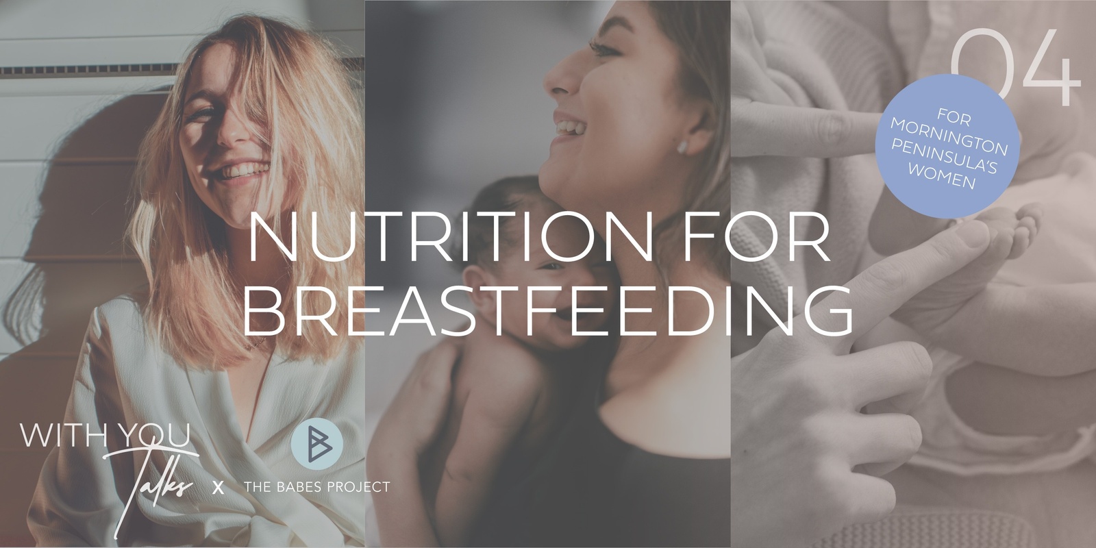 Banner image for WithYou Talks #4: Nutrition for Breastfeeding