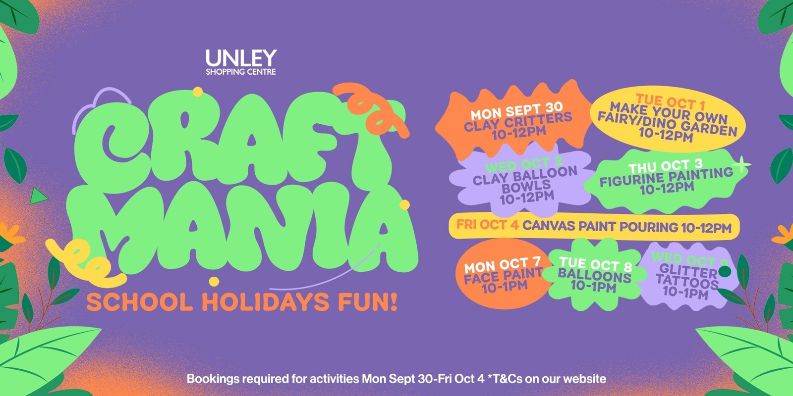 Banner image for Craft Mania at Unley Shopping Centre!