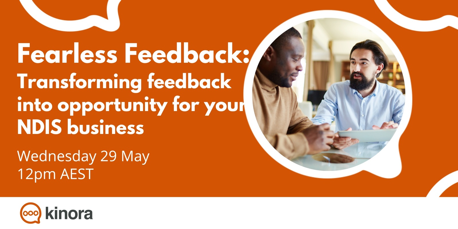 Banner image for Fearless Feedback: Transforming feedback into opportunity for your NDIS business