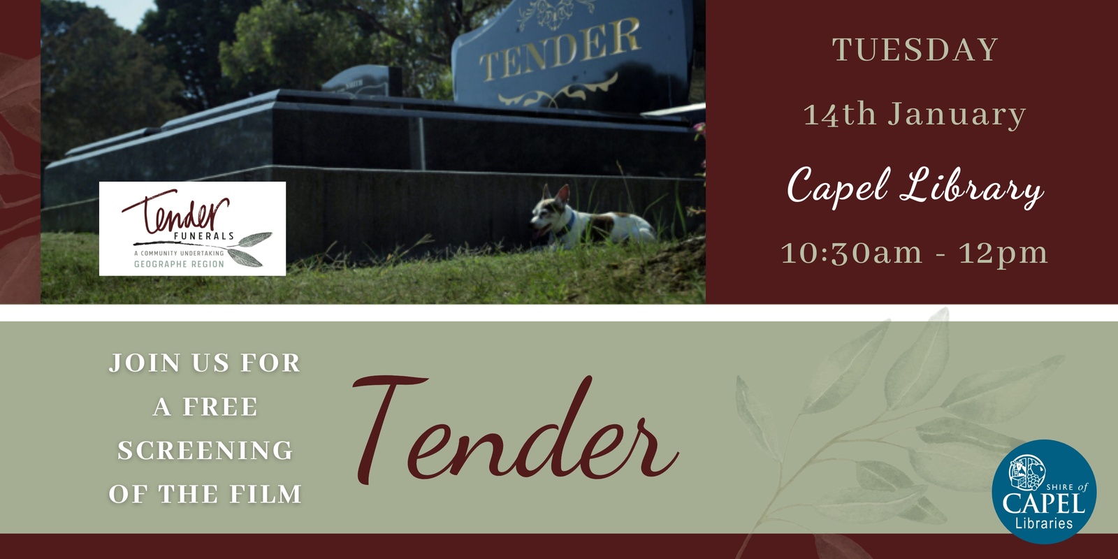 Banner image for Screening of "Tender"