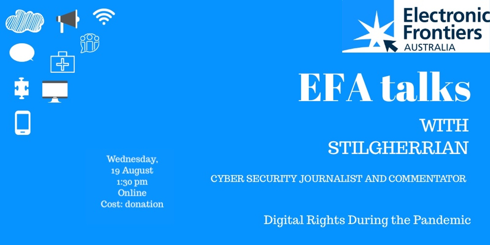 Banner image for EFA Talks with Stilgherrian